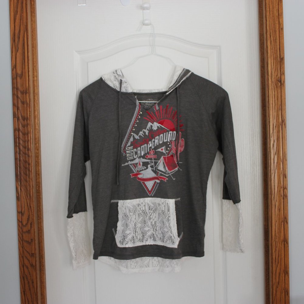 L lacey western hoodie